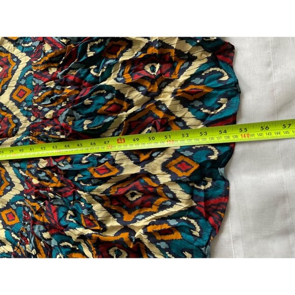 SALE NWT SÉZANE EVELYNA DRESS Geometric multico blue red orange 3/4 sleeve SZ4 - Picture 6 of 7